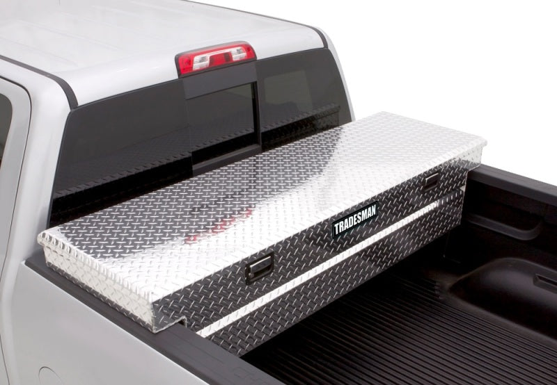 Tradesman 79304 Aluminum Single Lid Cross Bed Truck Tool Box (63in.) - Black