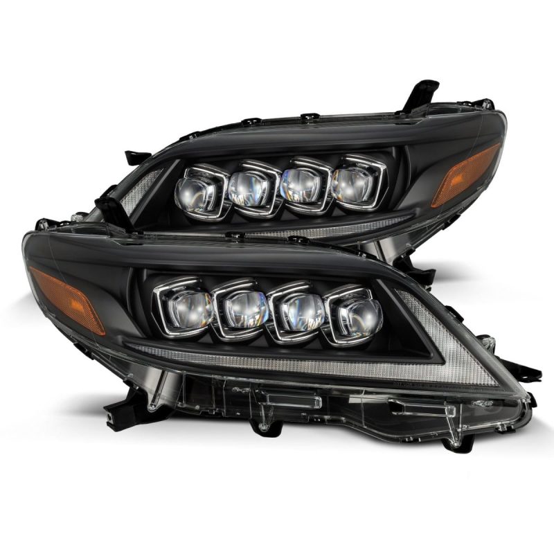 AlphaRex 880768 2011+ fits Toyota Sienna NOVA LED Proj Headlights Plank Style B