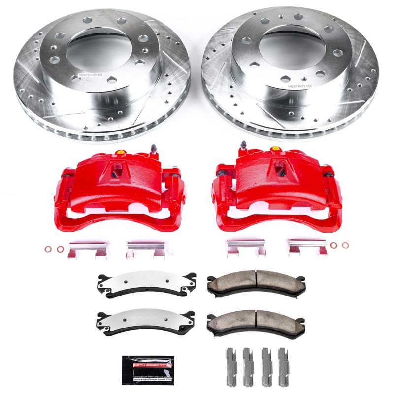 Power Stop KC2071A 36 fits GMC Sierra 3500 HD Front Z36 Truck & Tow Kit w/Cals