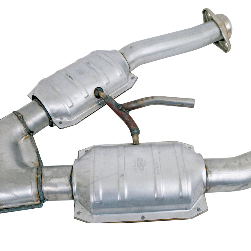 BBK 1672 Mustang 5.0 Short Mid X Pipe With Catalytic Converters 2-1/2 For Long