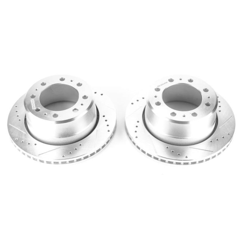 PowerStop AR83067XPR 13-22 Ram 3500 Rear Drilled & Slotted Rotor - Pair