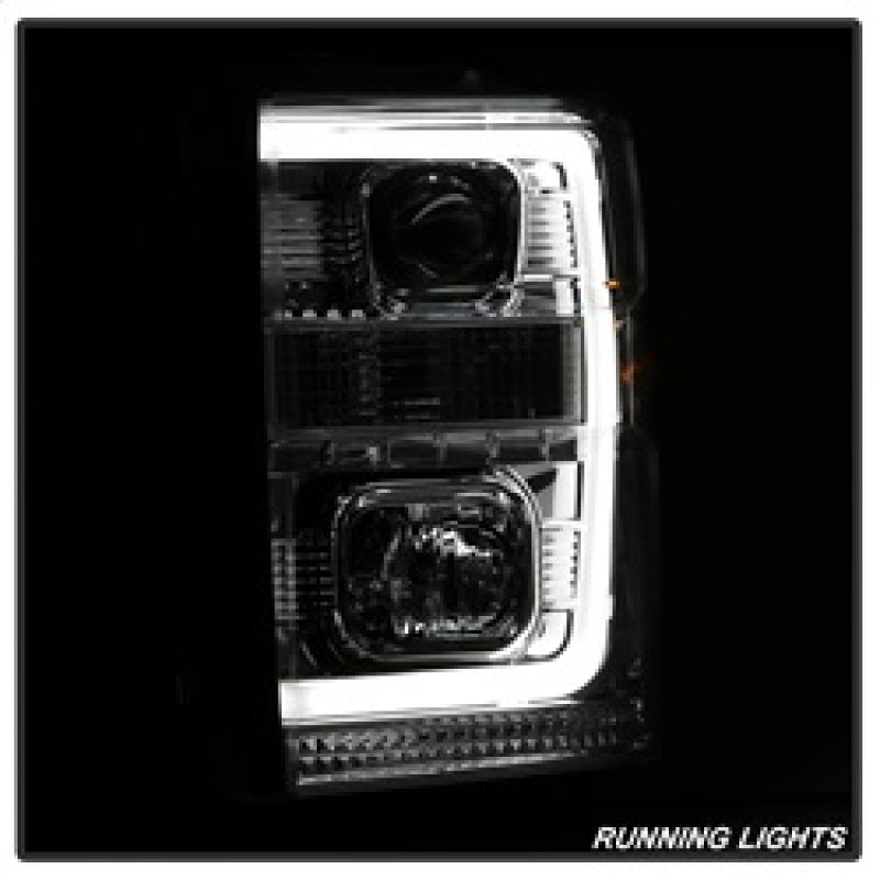 Spyder 5084699 fits Ford 08-10 F-250 Super Duty V2 Light Bar DRL Projector Head