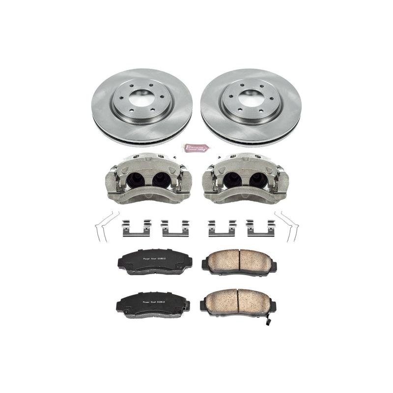Power Stop KCOE5821 17-22 fits Nissan Titan Front Autospecialty Kit w/Cals