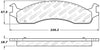 Stoptech 305.0655 Street Select Brake Pads