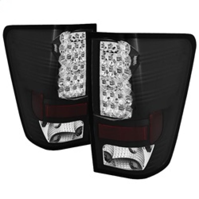 Spyder 5070067 fits Nissan 04-14 Titan LED Tail Lights Black ALT-YD-NTI04-LED-B
