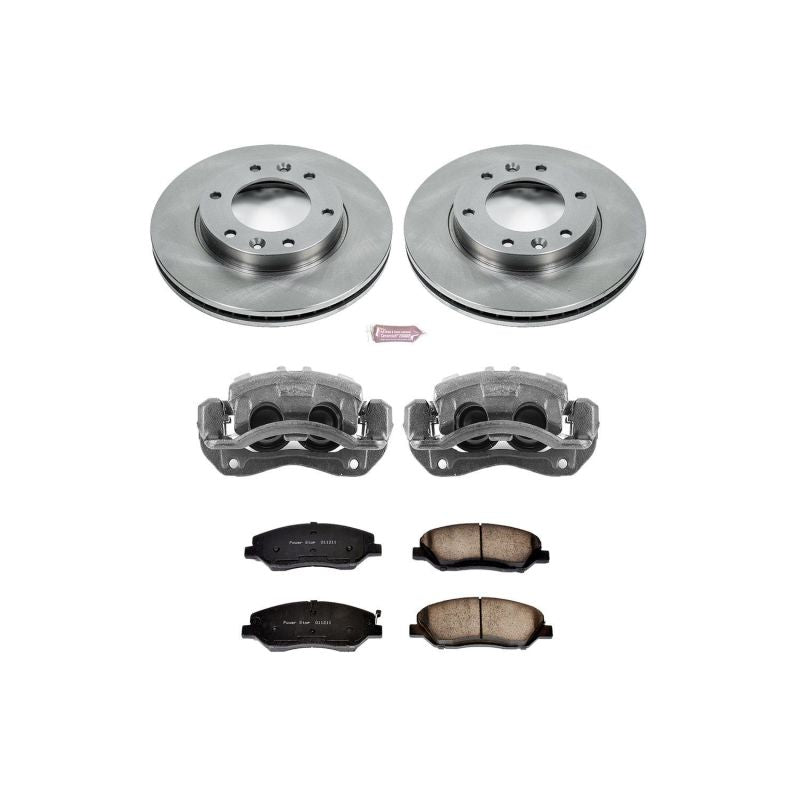 PowerStop fits Hyundai 07-08 Entourage Front Autospecialty Brake Kit w/Calipers