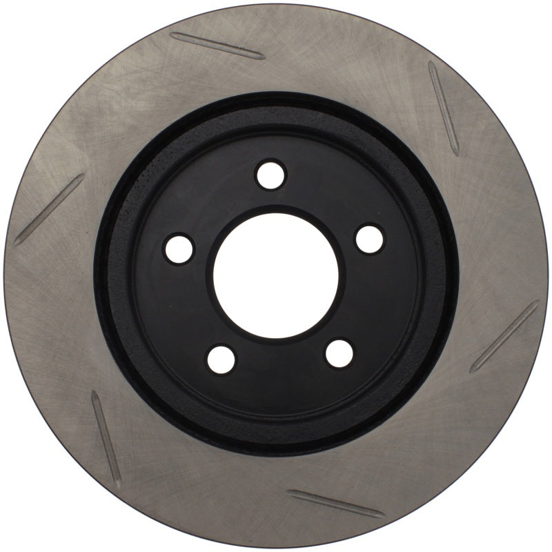 Stoptech 126.61087SR Power Slot 05-10 fits Mustang V6/4.0L / GT V8-4.6L Rear Right Slotted Rotor