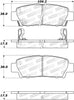 Stoptech 308.0672 Street Brake Pads
