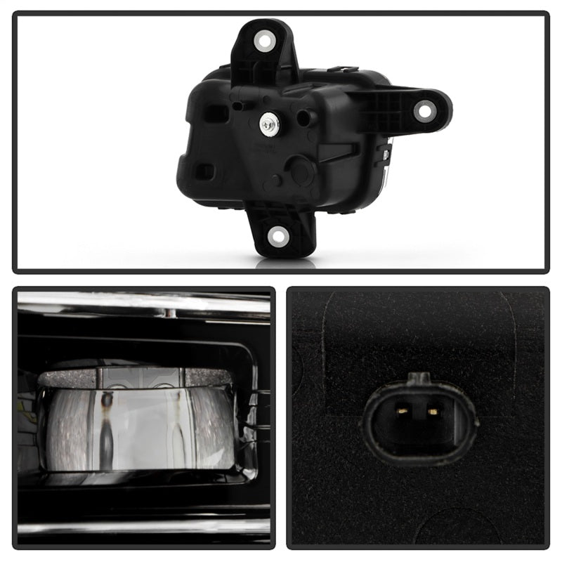 SPYDER 9054167 23-25 fits GMC Sierra 1500 OEM Style LED Fog Light Switch Clear