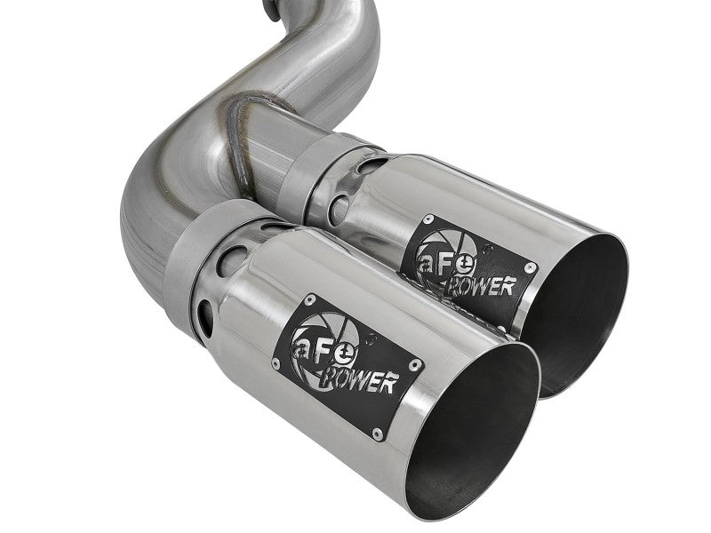 AFE 49-43120-P 11-14 fits Ford F250/F350 6.7L Diesel Rebel XD 4in 409 SS DPF-Ba