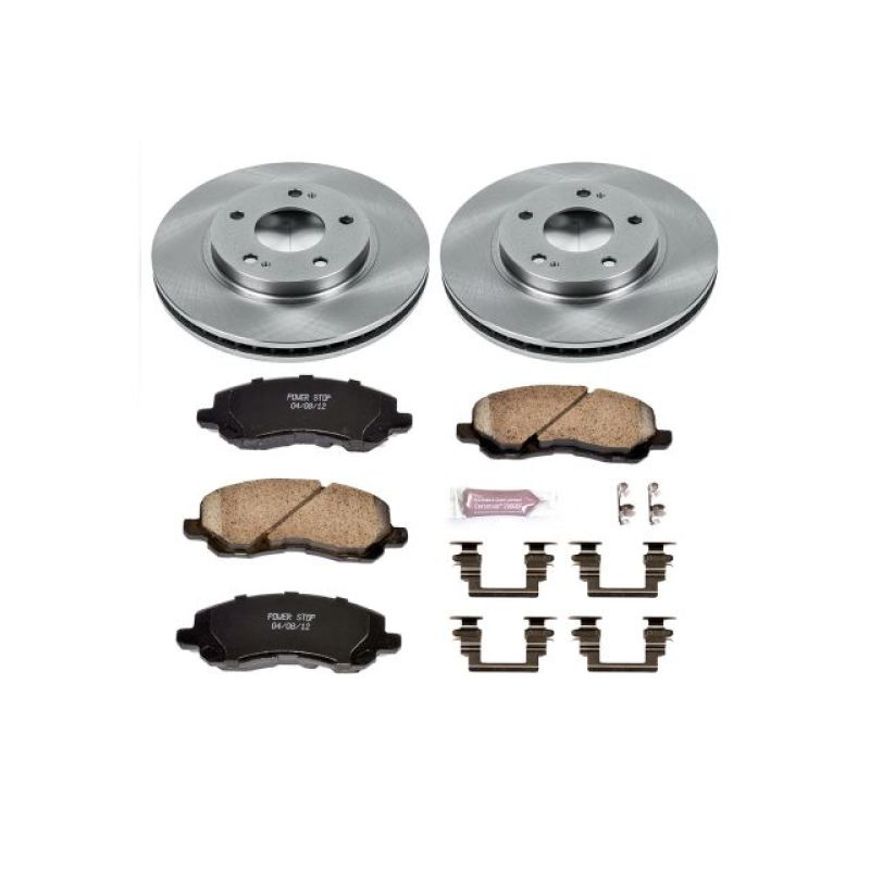 PowerStop KOE1678 fits Chrysler 01-05 Sebring Front Autospecialty Brake Kit