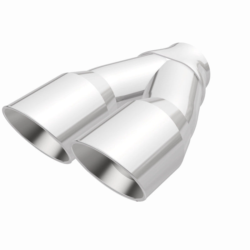 MagnaFlow 35226 Double Wall 3in Dual Round Polished Tip 2.25in Inlet