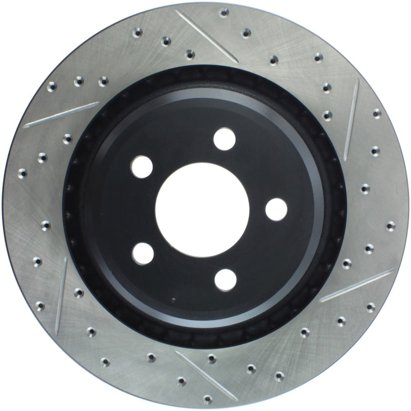Stoptech 127.63064L SportStop 06-09 fits Chrysler SRT-8 Rear Left Drilled & Slotted Rotor