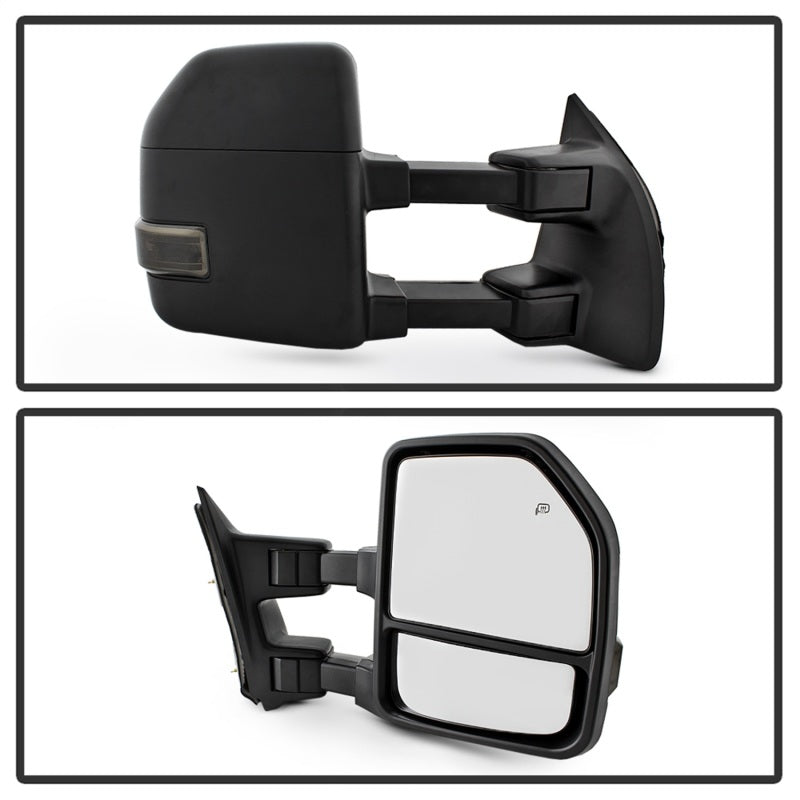 xTune 9943096 08-15 fits Ford F-250 SD Heated Adj LED Signal Power Mirror - Smo