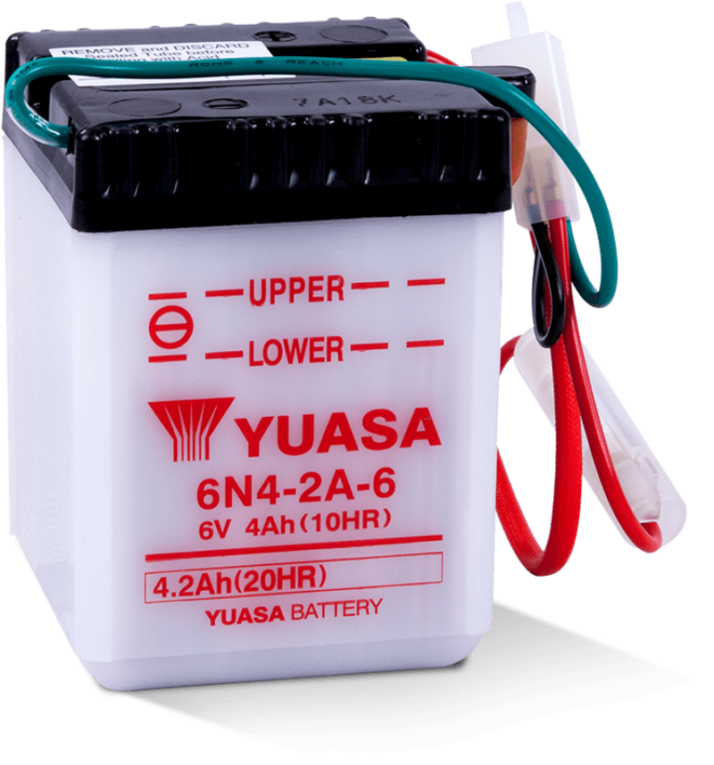 Yuasa YUAM2646A 6N4-2A-6 Conventional 6 Volt Battery