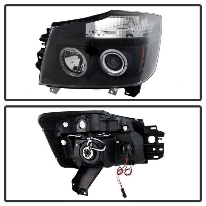 Spyder 5011572 fits Nissan 04-14 Titan /Armada 04-07 Projector Headlights LED H