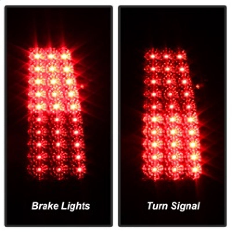 5008787 Xtune fits Chevy 03-06 Silverado 1500/2500/3500 LED Tail Lights Red Cl