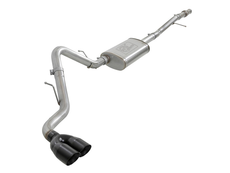 AFE 49-34106-B Series 3in 304SS Exhaust Cat-Back w/Blk Tip 2019 fits GM Silver
