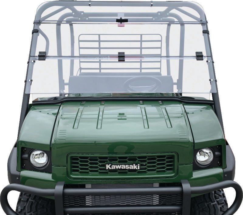 QuadBoss 375789 fits Kawasaki KAF620M Mule 4010 4x4 Windbreak Folding Windshield