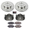 PowerStop KCOE5382 fits Honda 09-14 Fit Front Autospecialty Brake Kit w/Calipers