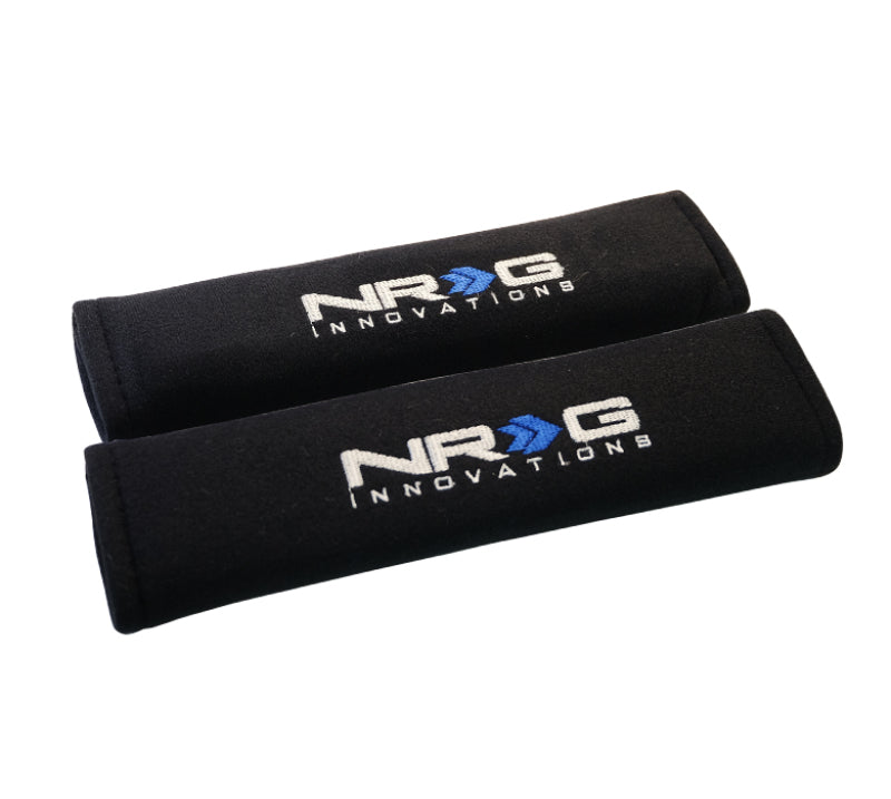 NRG SBP-27BK Seat Belt Pads 2.7in. W x 11in. L (Black) Short - 2pc