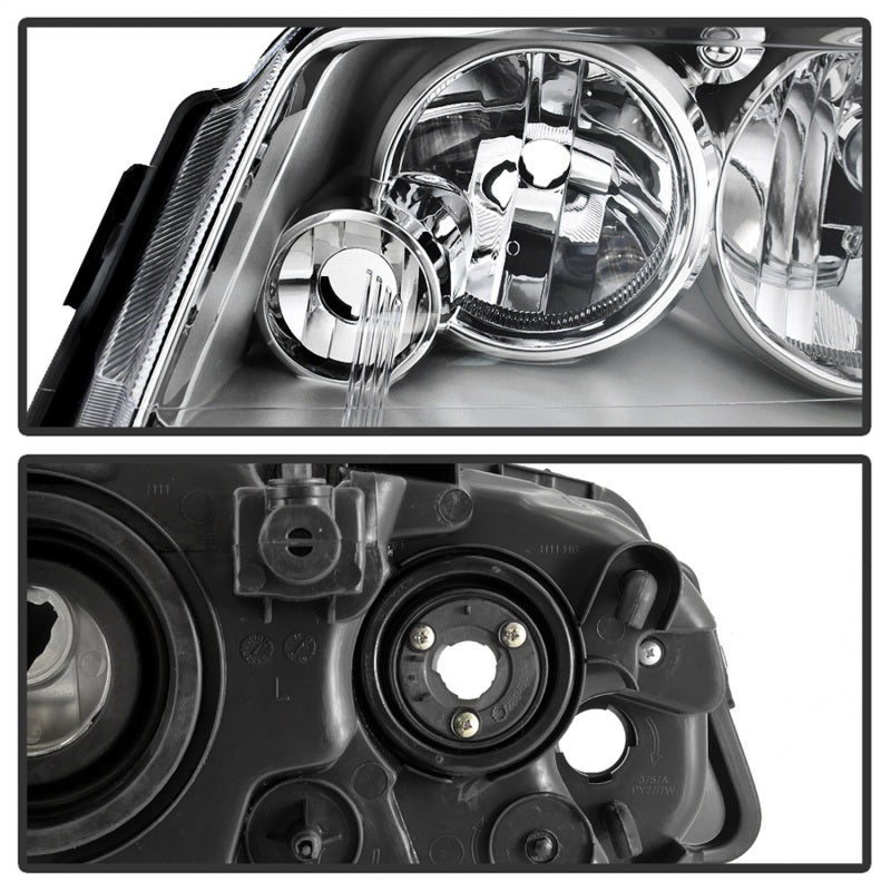 xTune 9042508 11-17 fits Dodge Grand Caravan OEM Style Headlights - Chrome (HD-