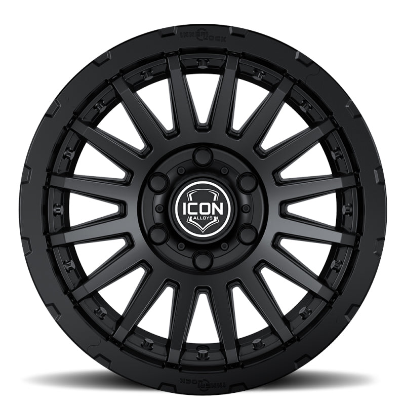 ICON 23617857345SB Recon Pro 17x8.5 5x5 -6mm Offset 4.5in BS 71.5mm Bore Satin Black Wheel
