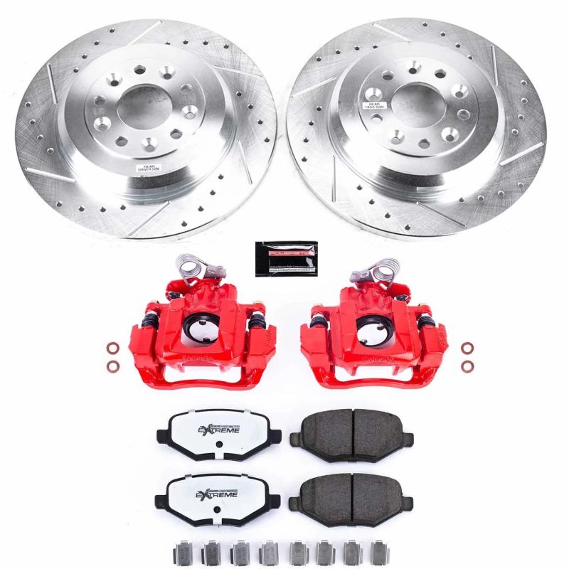 PowerStop KC4744A 36 fits Ford Flex Rear Z36 Truck & Tow Brake Kit w/Calipers
