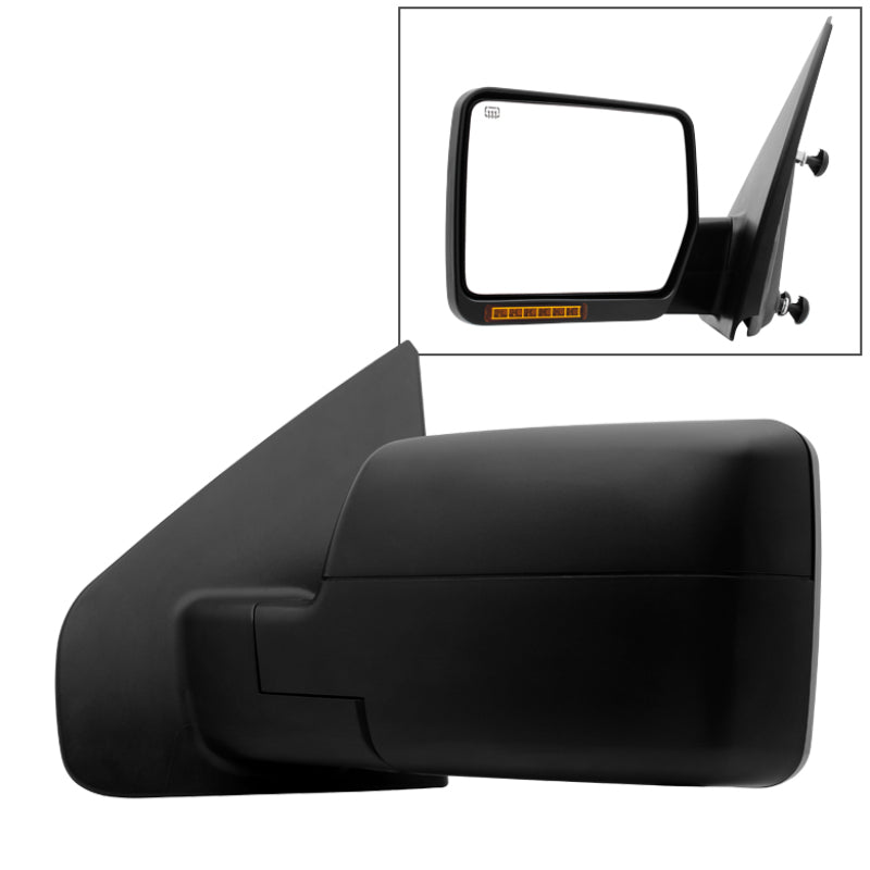 9935312 Xtune fits Ford 04-06 F150 Power Heated Amber LED Signal OE Mirror Lef