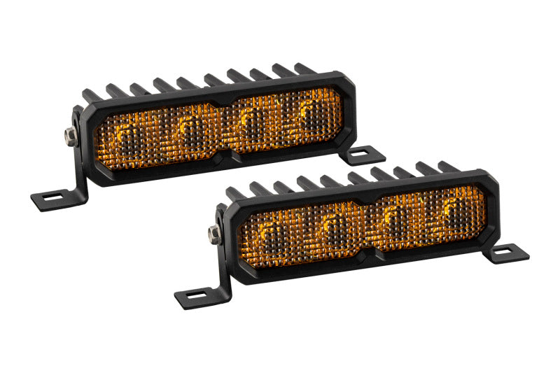 Diode Dynamics DD8141P SS6 Sport Yellow Flood Standard ABL (pair) 3000K