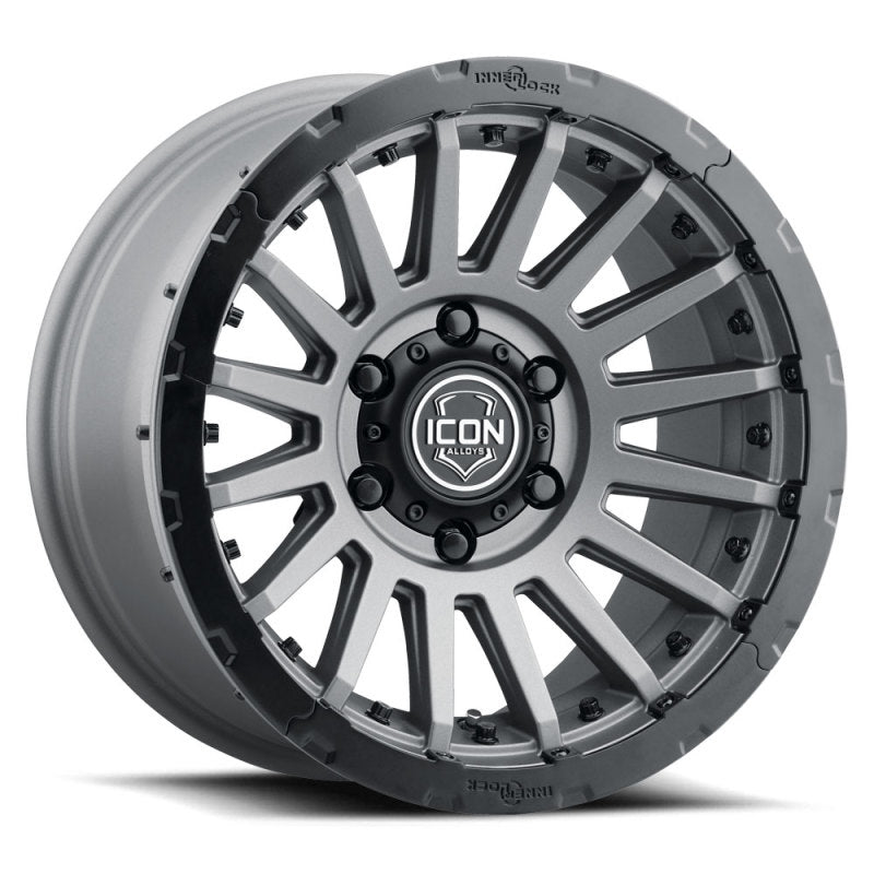 ICON 23617857345CH Recon Pro 17x8.5 5x5 -6mm Offset 4.5in BS 71.5mm Bore Charcoal Wheel