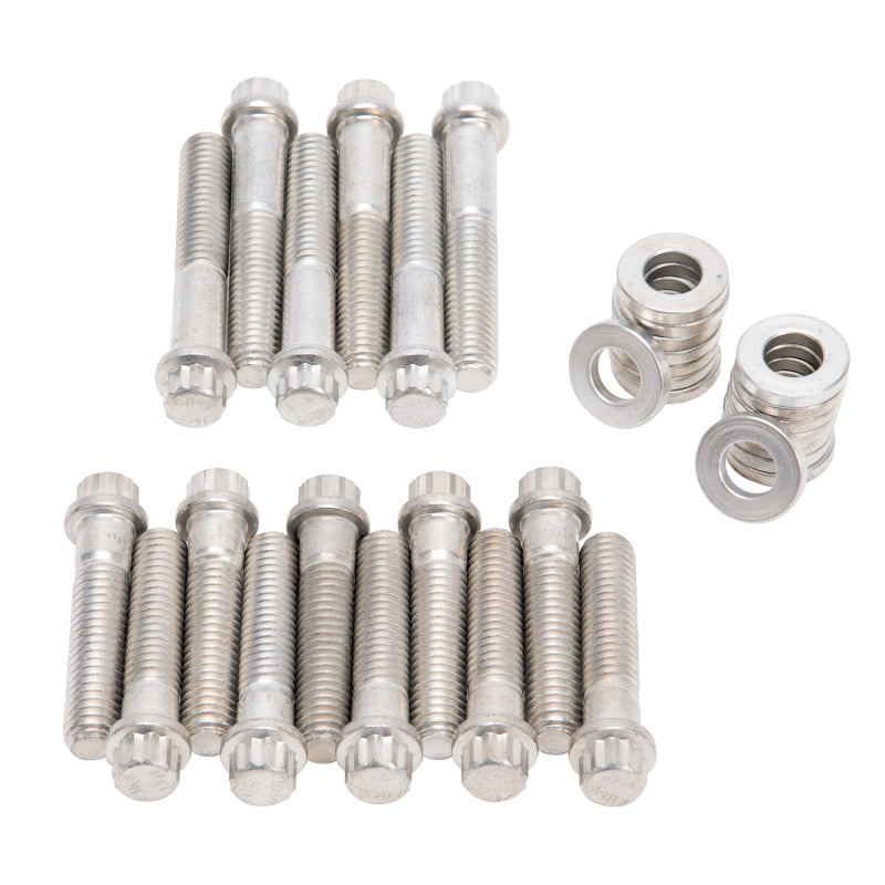 Edelbrock 8569 Plated Intk Bolt Kit for 2166