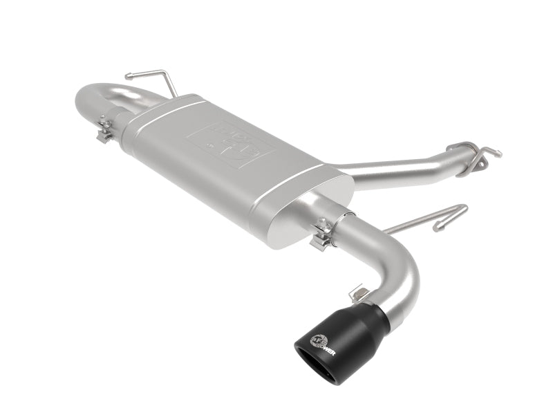 AFE 49-37017-B 2.5in 304 SS Axle-Back Exhaust w/ Black Tips 18-22 fits Hyundai