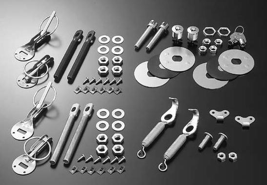 Cusco 00B 817 AB BODY PinS For HOOD ALUMinUM-Black Universal