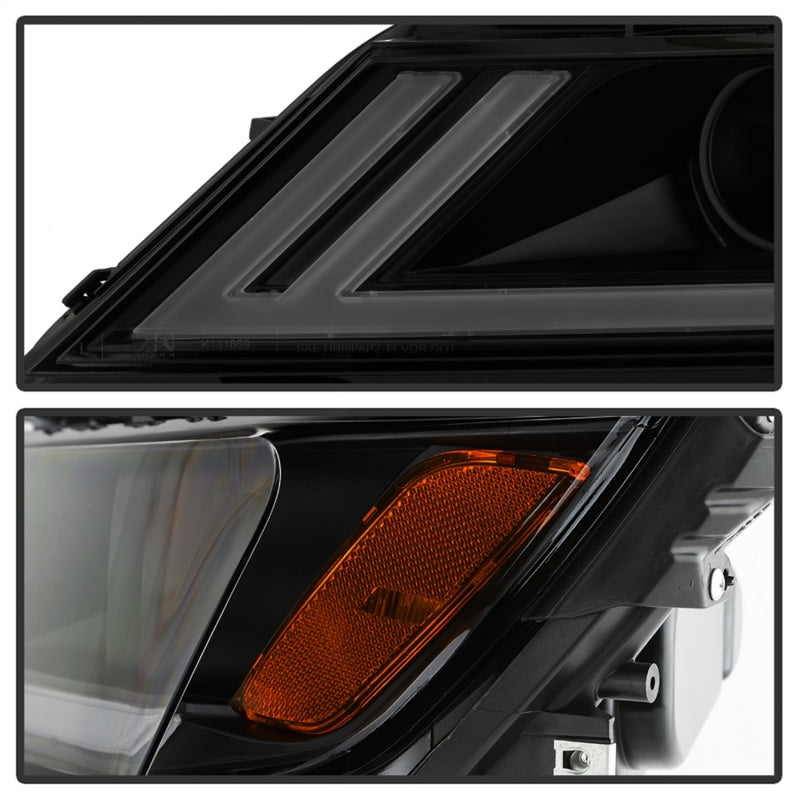 xTune 9042881 14-18 fits Chevy Impala (Excl Limited) DRL Halogen Proj Headlight