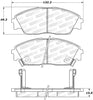 Stoptech 308.0373 Street Brake Pads