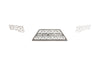 Road Armor 3152DRMD 15-19 fits Chevy 2500 iDentity Rear Bumper Components - iD Mesh - Raw
