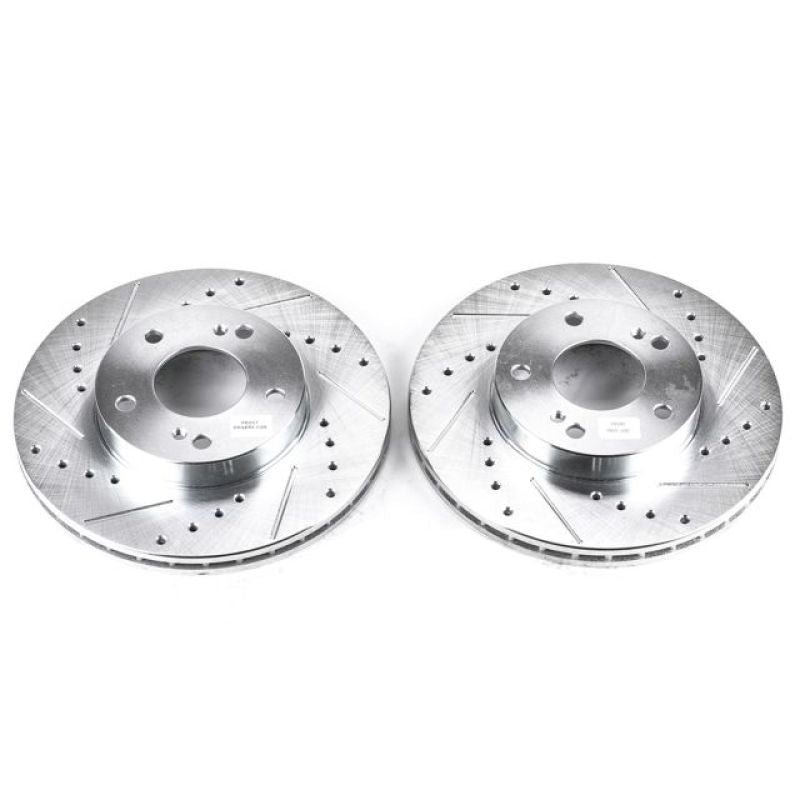 PowerStop fits Infiniti 96-99 I30 Front Evolution Drilled & Slotted Rotors -