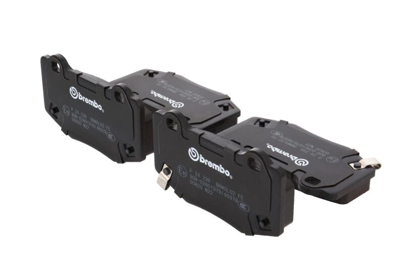 Brembo OE P24239 15-22 fits Ford Mustang PRIME Low-Met Brake Pad - Rear