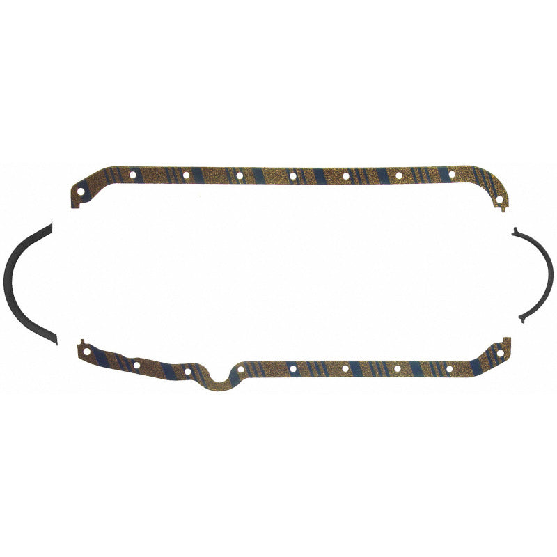 Fel-Pro OS5197C5 fits Chevrolet Corvette OS 5197 C-5 Engine Oil Pan Gasket Set Blue Stripe cork-rubber