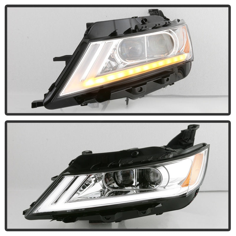 xTune 9042898 14-18 fits Chevy Impala (Excl Limited) DRL Halogen Proj Headlight