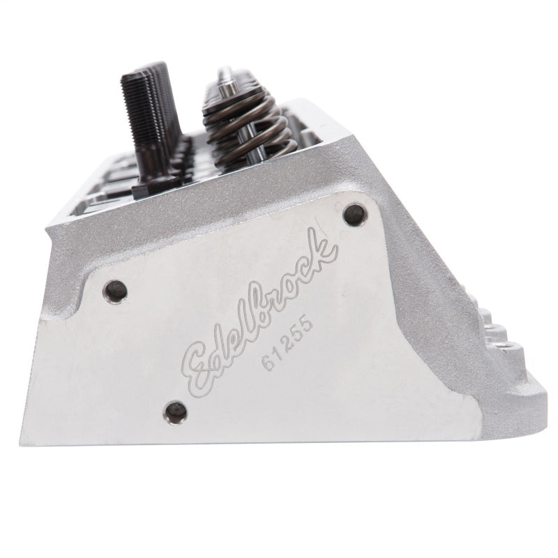 Edelbrock 61255 Cylinder Head Victor Jr fits SBC 23 Deg 220cc Complete for Hydraulic Roller Cam