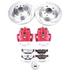 PowerStop KC5981 26 fits BMW 328i Rear Z26 Street Warrior Brake Kit w/Calipers