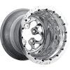 Weld 83P-510276MP Alpha-1 15x10 / 5x4.75 BP / 3in. BS Polished Wheel - Polished Double Beadlock MT