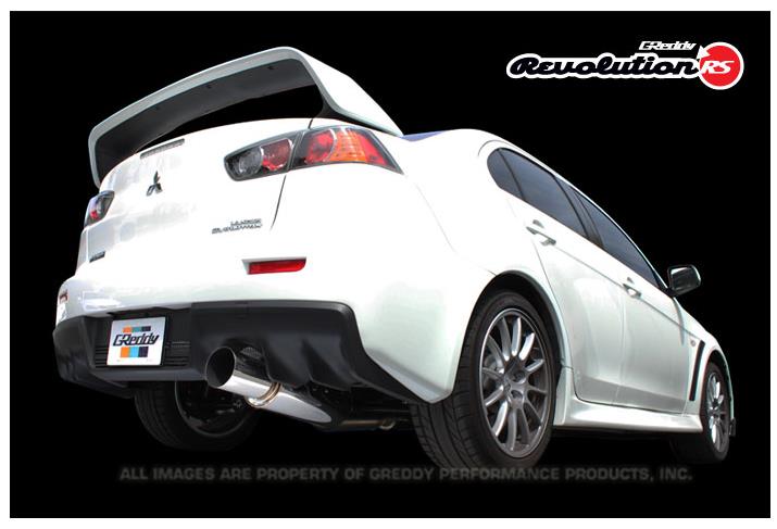 GReddy 10138103 08-14 fits Mitsubishi Lancer EVO X Revolution Exhaust