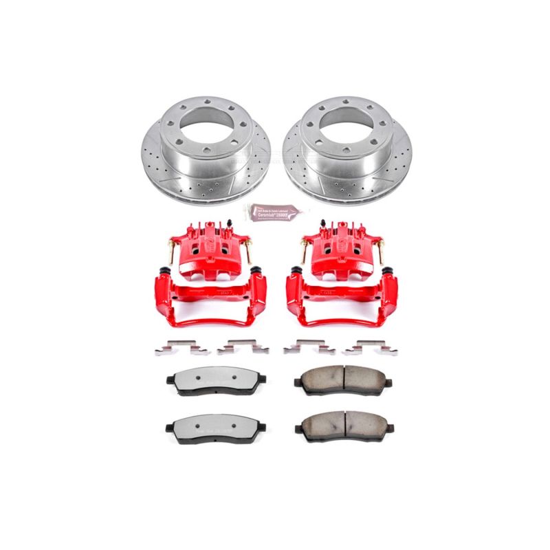 PowerStop KC1890A-36 fits Ford F-350 Super Duty Rear Z36 Truck&Tow Kit w/Cals