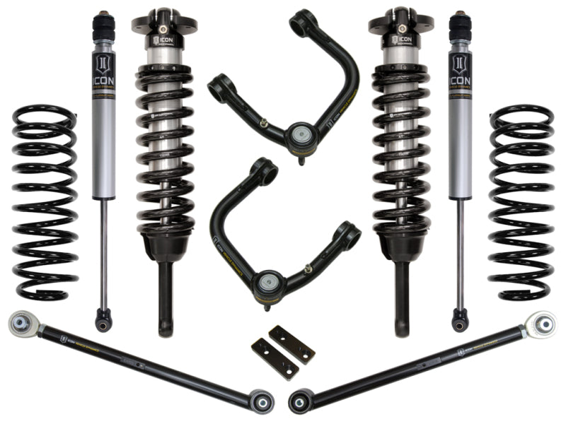 ICON K53053T fits Toyota 03-09 4Runner/FJ 0-3.5in Stage 3 Suspension System w/Tubular Uca
