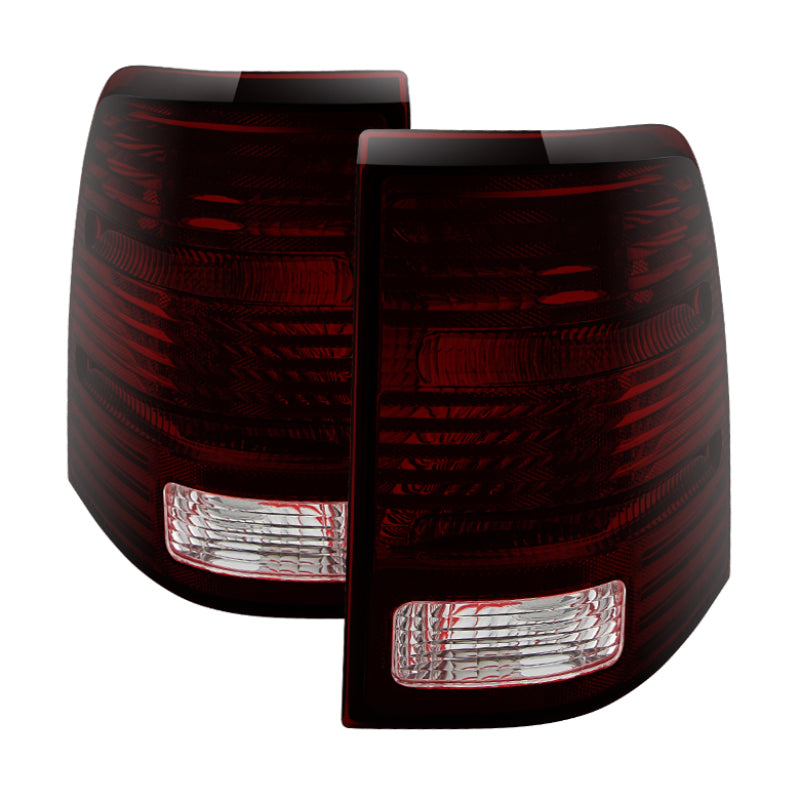 9029837 Xtune fits Ford 02-05 Explorer 4Door OEM Style Tail Lights Red Smoked