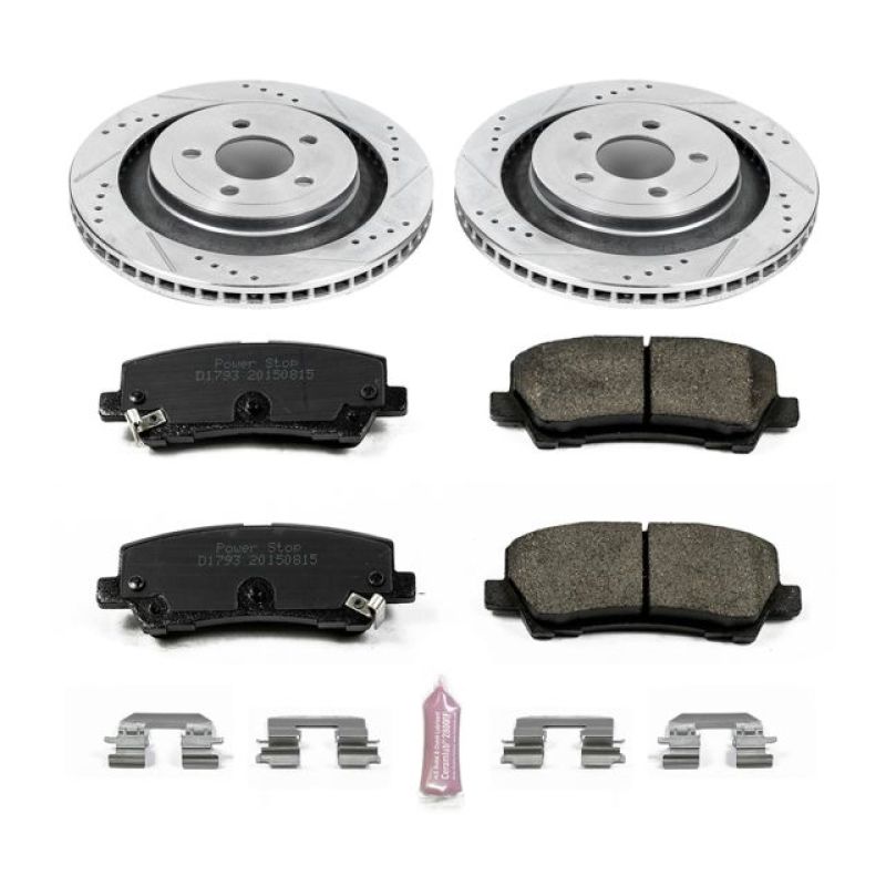 PowerStop K6812 fits Ford 15-19 Mustang Rear Z23 Evolution Sport Brake Kit