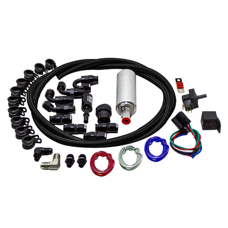 Snow Performance SNF-60900B Supplemental Fuel System (Black Nylon Braided Stainl
